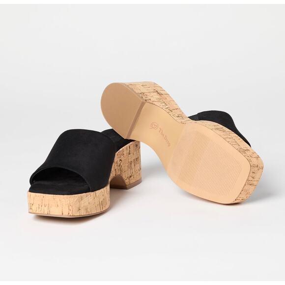 The Drop Women's Black Micro Bertina Platform - Picture 4 of 4